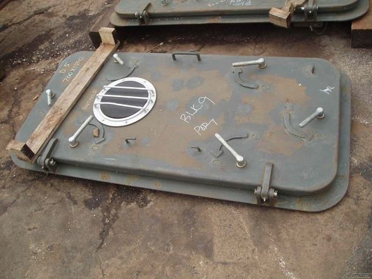 الطقس ضيق الأبواب البحرية / 8 مم سمك المقصورة قارب الأبواب زاوية الحق / زاوية مستديرة زاوية